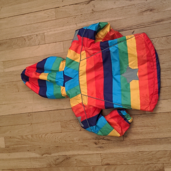 AlanCarl rainbow raincoat size 3T - Picture 3 of 3